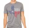 Gray Texas Cities T-Shirt