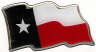 3 Dimensional Waving Texas Flag Decal