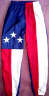 Long Leg American Flag Adult Jogging Pants