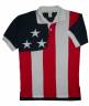 American Flag Golf Shirt