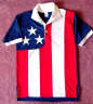 American Flag Golf Shirt