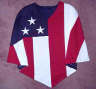 American Flag Poncho Kids