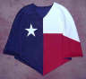 Texas Flag Poncho Adult