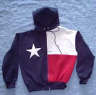 Texas Flag "Hoodies" Hooded Sweat Jacket-Youth