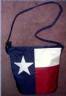 Texas Flag feed bag purse