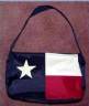 Texas flag medium satchel purse