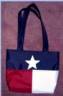 Texas Flag shoulder tote purse