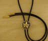 Silver Circle/Gold or Silver Star Bolo