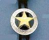 Silver Circle Bolo with Gold or Silver Star