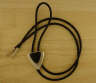 Silver and Black Triangle Bolo