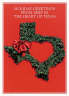 Shape of Texas Holly Wreath