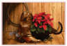 Boots and Poinsettia