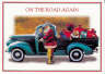 Santa at truck Christmas Card