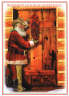 Santa with Chili Ristra Christmas Card