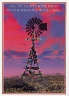 Windmill with Christmas lights Christmas Card