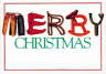 Merry Word Christmas Card