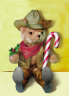 Cowboy Teddy Bear Christmas Card