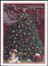Texas A & M Christmas Tree with Reveille Christmas Card
