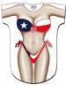 Cover Up Texas Flag Bikini