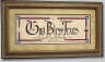 God Bless Texas Calligraphy - Large