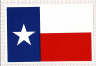 Texas Flag Decal Sticker 4 x 6