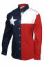 Texas Flag Dress Shirt - Ladies
