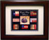 Texas Battle Flags Framed Print