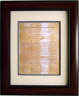 Texas Declaration of Independence Framed Print