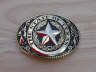 Texas Seal Large Belt Buckle Gold or Silver