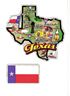 Two Texas decals on one sheet