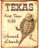 Keep Texas Wild  Antique Sign