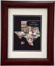 It Just Ain't Texas without the Texas Aggies Print Framed