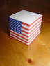 USA Flag Paper Cube