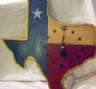 Shape of Texas wall clock
